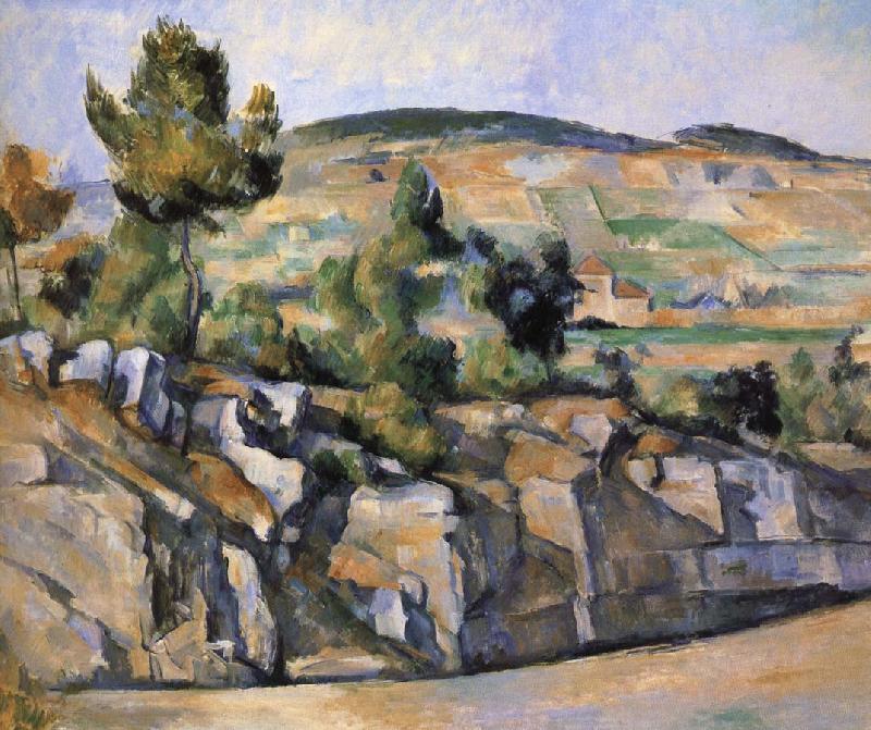 Paul Cezanne Road oil painting image